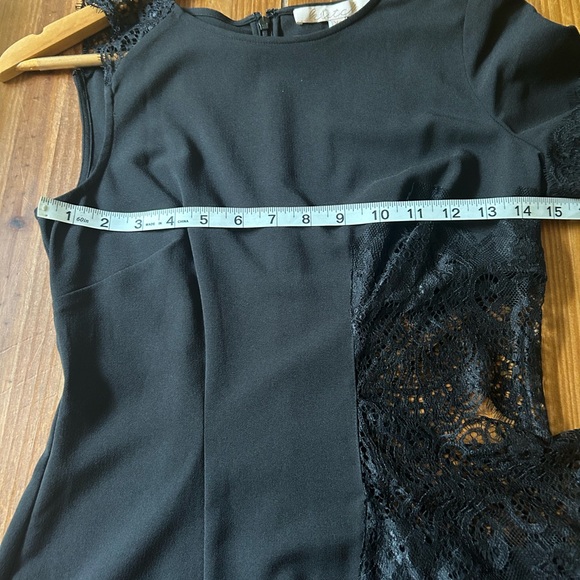 Anthropologie Hutch Asymmetrical Romantic Goth Lace Mix Slip Dress - Picture 8 of 15